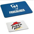 Rectangular Rubber Mouse Pad (1/4"x9 1/8"x7 1/8")